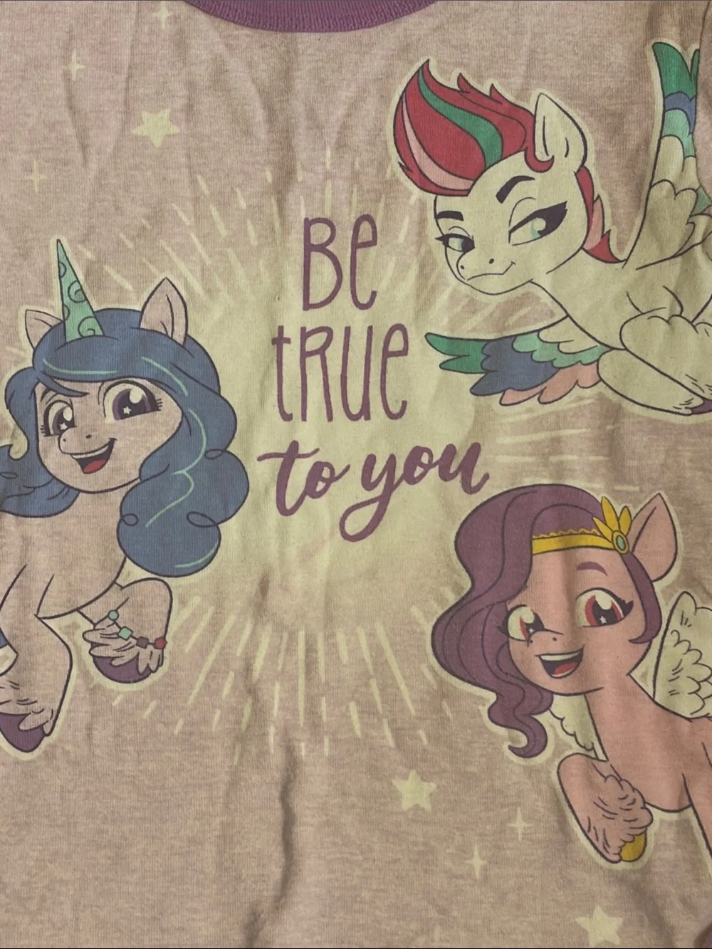 My Little Pony Lavender and Purple Unicorn Pajama Set